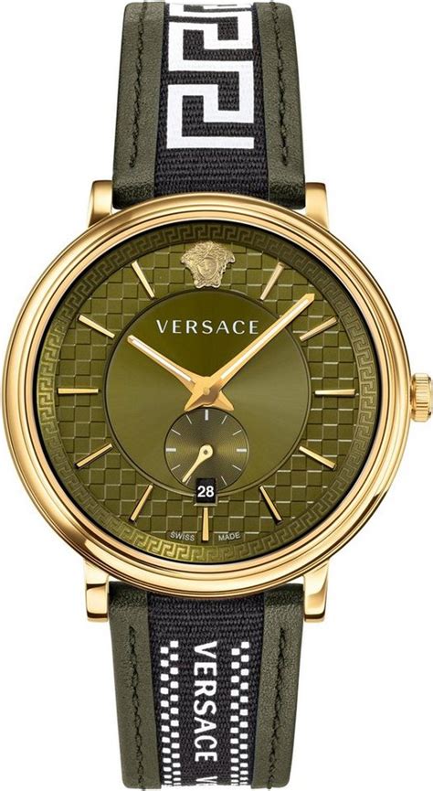 versace schweizer uhr v-circle greca edition vebq01519 cena|Versace Men's V.